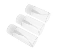 DRESSOOS 3pcs Facial Toner Makeup Remover Pump Bottle Push down Dispenser Skincare Travel