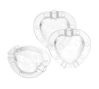 DRESSOOS 3pcs Heart-Shaped Reusable Vegetable Mold Set for Garden Fruit Shaping Tomatoes Strawberries Calabash Forming Tool for Outdoor Gardening