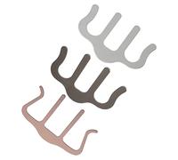 DRESSOOS 3pcs Metal Music Book Clips Set Universal Sheet Music Page Holders in Black Antique Copper and Chrome Sturdy Metal Clamps for Piano Guitar Violin Stands