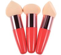 DRESSOOS 3Pcs Multifunctional Makeup Pens Portable Beauty Sponge Tools for Loose Powder and Concealer Application for Home and Salon Use present for Makeup Enthusiasts