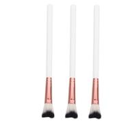 DRESSOOS 3pcs Nose Contour Highlighter Makeup Brushes for Women Soft Bristles for Gentle Application Stylish Design for Makeup Table Essentials