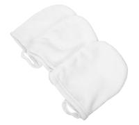DRESSOOS 3pcs Soft Cleansing Gloves for Dead Skin Exfoliating Face Pads Cleansing