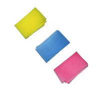 DRESSOOS 3pcs Soft Nylon Bath Towel Set Exfoliating Shower Washcloth for Body Pink Yellow Blue Highly Absorbent Towels for Home Spa and Gym