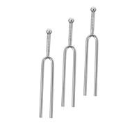 DRESSOOS 3pcs Tuning Forks Musical Accessories for Guitar Violin a Standard Pitch Tuning Forks