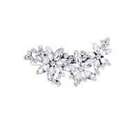 DRESSOOS 3pcs Vintage Crystal Flower Hair Clips Bridal Jewelry Hairpin for Wedding Party