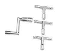 DRESSOOS 4pcs Drum Key Wrench Essential Drum Accessory for Unloading and Fast Loading Includes Type Keys and Construction for Quick Drumhead Changes