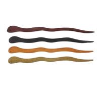 DRESSOOS 4pcs Large Hair Pins Made of Natural Wood, for Creating Different Hairstyle Styles and DIY Hairstyles, for Women, Suitable for Prom and Dating Occasions with Vintage Chinese