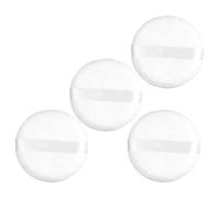 DRESSOOS 4pcs Large Round Flocking Makeup Powder for Loose Powder Application Soft and Plush Decorative for Makeup Routine