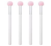 DRESSOOS 4pcs Makeup Sponge Blender Powder Puff Non-latex Sponge White Pink Dry Wet Cosmetic Concealer Tools Delicate Finish for Professional Face Makeup Women