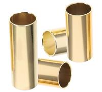 DRESSOOS 4pcs Metal Guitar Slide Set Electric Guitar Slides Finger Protector Rings for Blues Country Jazz Music Sizes 28mm 51mm 60mm 70mm