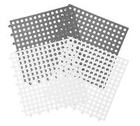 DRESSOOS 4pcs Plastic Rabbit Mat Sturdy Safe Small Animal Foot Mats for Rabbit Cage Guinea Pig Hamster Diy Bunny Pad