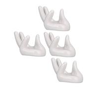 DRESSOOS 4pcs Portable Ocarina Brackets Ceramic Holders for Musical Instruments Space-saving Design Smooth Edges for Safe Use for Ocarinas