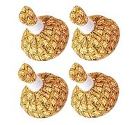 DRESSOOS 4pcs Portable Thai Herbal Compress Massage Balls with Cloth Material Designed as Back Massaging Ball to Alleviate Fatigue at Home or Travel Massage Tool for Relaxation