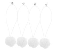 DRESSOOS 4pcs Replaceable Cat Balls with Bell for Cat Trees Lightweight Interactive Hanging for Scratching Posts Durable Material for Vigorous Play and Easy Installation