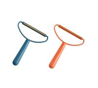 DRESSOOS 4pcs Reusable Pet Hair Remover Brush Manual Two Sided Lint and Hair Catcher for Clothes Coats Blankets Practical Coat Cleaning Tool for Sweaters and Upholstery