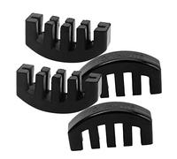 DRESSOOS 4pcs Rubber Violin Mutes Practice Silencer for Quiet Play and Wear-resistant Design for Beginners Reduces Volume Without Affecting Tone