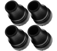 DRESSOOS 4pcs Walking Stick Accessories PVC Non-Slip Foot Pads for Cane and Crutches, Sturdy Replacement Tips Preventing Injuries on Slippery Surfaces for Frail Elderly