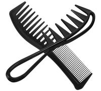 DRESSOOS 4pcs Wide Tooth Hair Combs for Men Plastic Barber Hair Stylist Combs Suitable for Creating Hairstyles for Barber Salon and Family Use