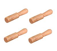 DRESSOOS 4pcs Wood Meditation Stick for Tibetan Singing Bowl Chanting Bowl Hammer