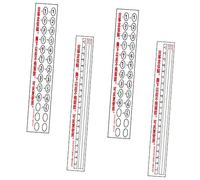 DRESSOOS 4sheets Guzheng Scale Stickers for Beginners Music Note Positioning Decals Easy to Use Removable for Learning Guzheng Techniques and Finger Placement