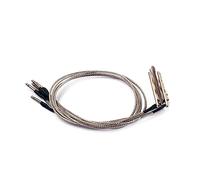 DRESSOOS 5-piece Set of Piezo Pickup Rods for Acoustic and Cigar Box Guitars High Sensitivity Passive Pickup Stick Bars for 3 String Guitar