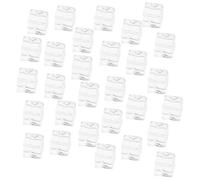 DRESSOOS 50pcs 14mm Simulation Ice Cubes Reusable Plastic Faux Ice Cubes for Photography Props and Vase Filler Crystal Models for Drink Decoration