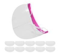 DRESSOOS 50pcs Pet Shower Visor Eye Protector for Face with Soft Material, Blocks Light, for Hair Salons and Barbershops Lash Extension Aftercare