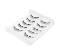 DRESSOOS 5pairs Lashes Chemical Fiber False Eyelash Soft and for Makeup Wedding Photo Sessions