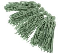 DRESSOOS 5pcs Breeding Mop for Fish Tank Woolen Yarn Material and Green Colour Suitable for Angelfish and Colourful Fish as Spawning Substrate and Aquarium Ornament