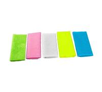 DRESSOOS 5pcs Exfoliating Back Scrub Bath Towel Long Spa Towel Easy to Use Mixed Colors