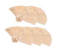 DRESSOOS 5pcs Fan Shaped Copper Charms DIY Jewelry Making Vintage Mini Foldable Metal Pendants for Earrings Bracelet Necklace Crafts Sturdy Smooth Edges Unique Creative Design