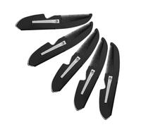 DRESSOOS 5pcs Folding Mustache Comb for Men Compact Pocket Beard Hair Styling Grooming Tool Lightweight Plastic Travel Essential Multipurpose for All Hair Types