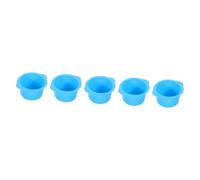 DRESSOOS 5pcs Hair Removal Wax Warmer Silicone Bowl High-temperature Resistant Waxing Bowl for Home Waxing Kits Easy to Remove Professional Results for Smooth Skin