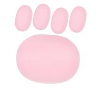 DRESSOOS 5pcs Makeup Cleaning Sponge Puff Biodegradable Face Wash Sponges for Deep Cleansing and Makeup Removal Suitable for All Skin Types Random Colors