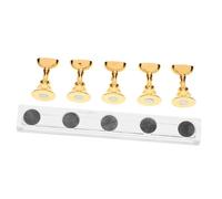 DRESSOOS 5pcs Nail Art Chess Pieces Hand for Nail Practice Nail Practice Stand Nail Art Supplies Nail Tools for Nail Art Nail Stand for Practice Nail Hand Nail Polish Holder