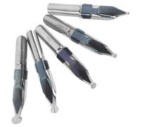 DRESSOOS 5Pcs Replacement Pen Nibs Calligraphy Nibs for Dip Pens Writing Signing Sketching Stainless Steel for Beginners