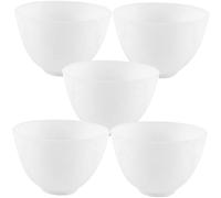 DRESSOOS 5pcs Silicone Facial Mask Mixing Bowls Medium Tools for Skin Care Fall Silicone Material for Home and Salon Use