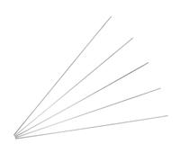 DRESSOOS 5pcs Stainless Steel Fishing Bait Rigging Needle with Quick Worm Threading and Improved Bait Retention for Carp Fishing Trips, Includes Handy Container, Silver