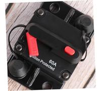 DRESSOOS 60a Automotive Replacement Fuses Fuse Box for Boat Yacht Rv Accessories Auto Truck Rv Trailer Manual Restoration Power Circuit Breaker Auto Reset Circuit Breaker