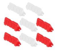 DRESSOOS 60pcs Miniature Rc Road Track Barriers with Traffic Fences and Signs for Drift Fields and Car Racing Scenes Interactive Road Safety Props for Hobbyists