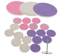 DRESSOOS 60pcs Nail Sanding Discs for Electric Callus Remover Tool with Bearing Storage Box Easy to Use Foot File Pads for Dead Skin Removal Compact and Lightweight