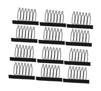 DRESSOOS 60pcs Steel Teeth Wig Clips Combs for Wigs Hair Accessories for Hair Salons and Personal Use for Men and Women