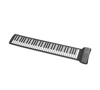 DRESSOOS 61 Keys Roll-up Piano Portable Silicone Electronic Keyboard Foldable Music Instrument for Children and Beginners