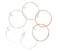 DRESSOOS 6pcs Acoustic Guitar Strings Set High e String Replacement for Acoustic Guitar