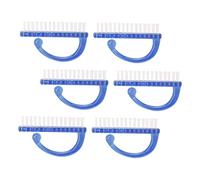 DRESSOOS 6pcs Dust Brush Fingernail Cleaning Brushes Nail Art Dust Remover for Nails for Manicure