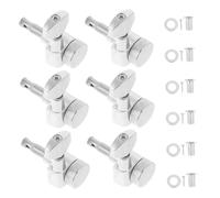 DRESSOOS 6pcs Guitar Tuner Electric Locking Tuners String Locking Function for Acoustic Guitars