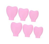 DRESSOOS 6pcs Silicone Makeup Brush Covers Flexible and Safe Protector for Cosmetic Brushes Various for Makeup Storage and