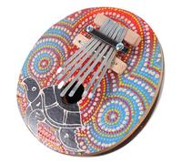 DRESSOOS 7 Keys Thumb Piano Kalimba Portable Creative Musical Instrument Random Color Design for Beginners and Music Lovers