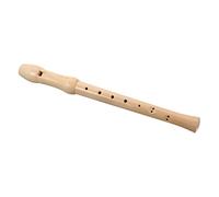 DRESSOOS 8-hole Wooden Soprano Recorder for Kids Beginner-friendly Musical Instrument Portable Wind Instrument Cleaning Rod and Fingering Chart