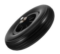 DRESSOOS 8 Inch Solid Wheelchair Front Wheel Replacement Pu+PVC Fat Tire Structure Anti-Slip No Inflation Required Wheelchair Parts